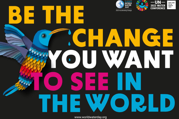 Be the change you want to see in the world
